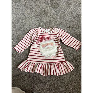 Christmas Dress with Santa's face